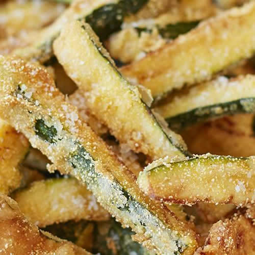 Deep Fried Courgettes